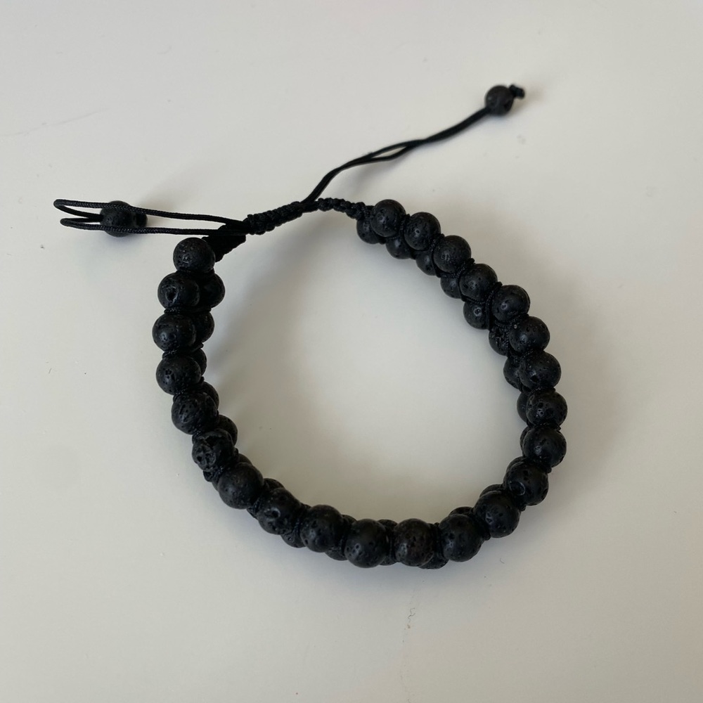 essential oil lava rock bracelet